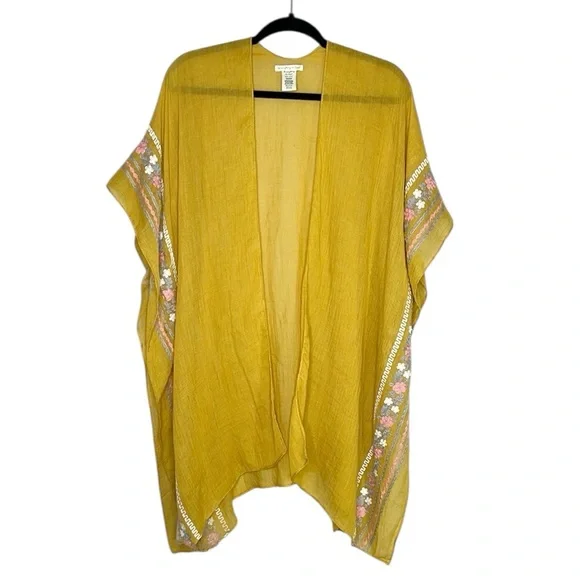 Do Everything In Love boho embroidered Kimono style cardigan - Picture 11 of 11